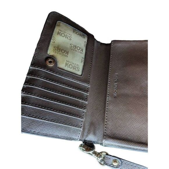 Michael kors wallet clutch leopard print - Picture 2 of 13